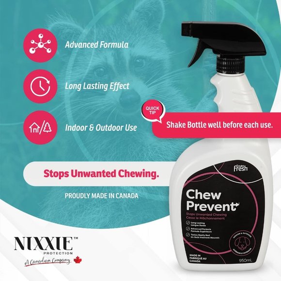 Pet Chew Prevention Spray by EnviroFresh - Made In Canada - Picture 2 of 3